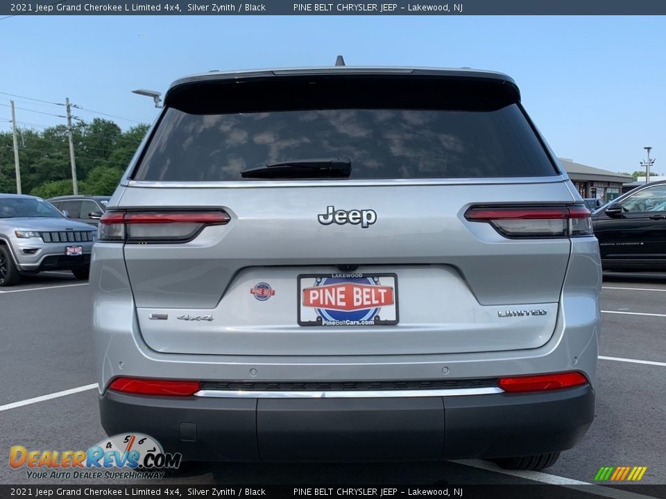 2021 Jeep Grand Cherokee L Limited 4x4 Silver Zynith / Black Photo #7