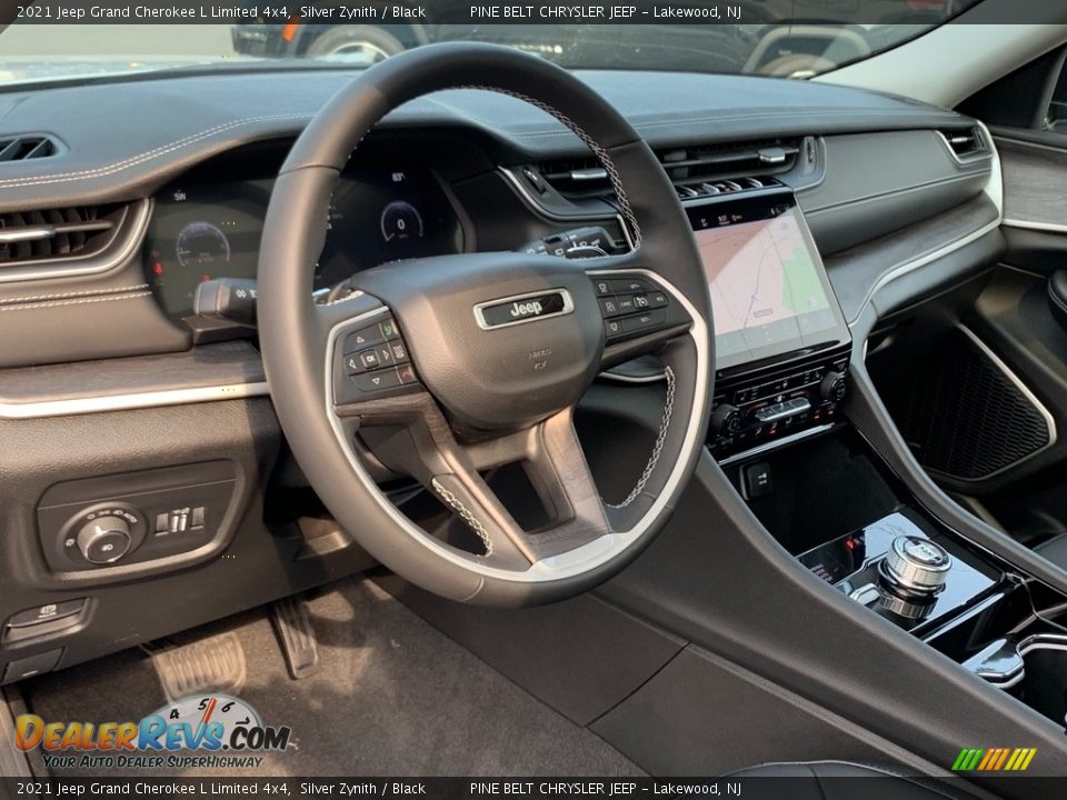 2021 Jeep Grand Cherokee L Limited 4x4 Silver Zynith / Black Photo #13