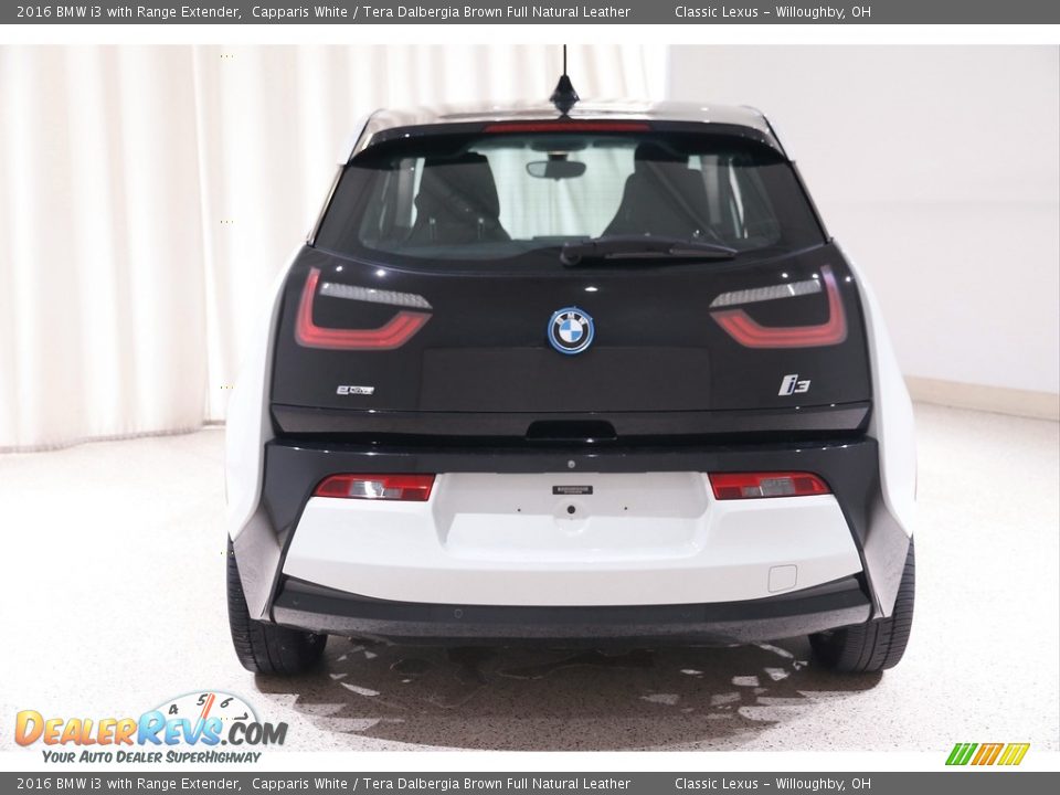 2016 BMW i3 with Range Extender Capparis White / Tera Dalbergia Brown Full Natural Leather Photo #23