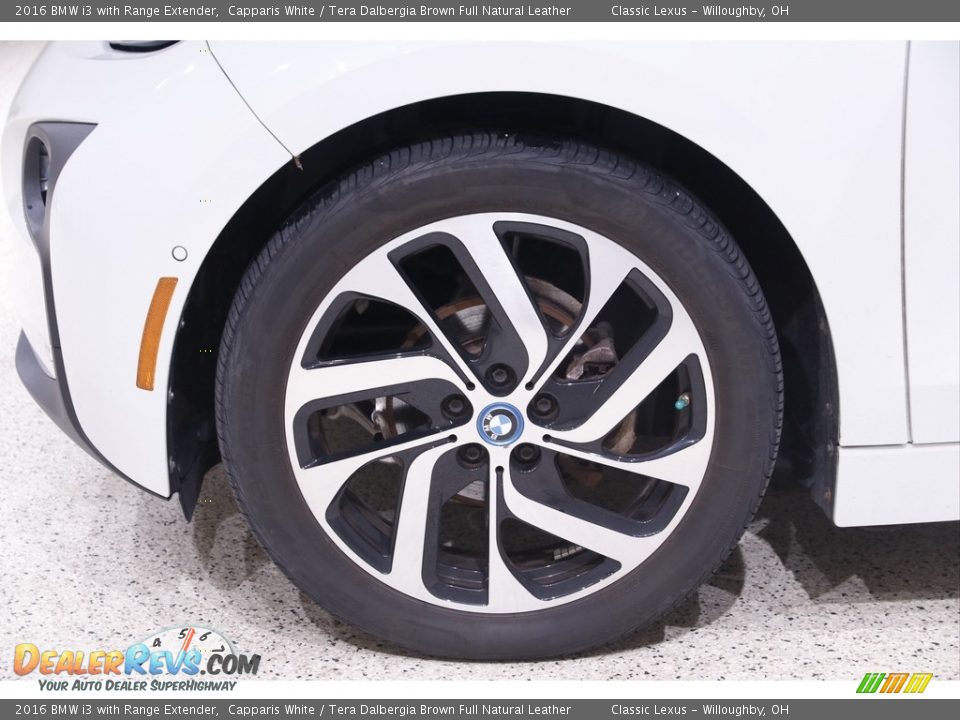 2016 BMW i3 with Range Extender Capparis White / Tera Dalbergia Brown Full Natural Leather Photo #25
