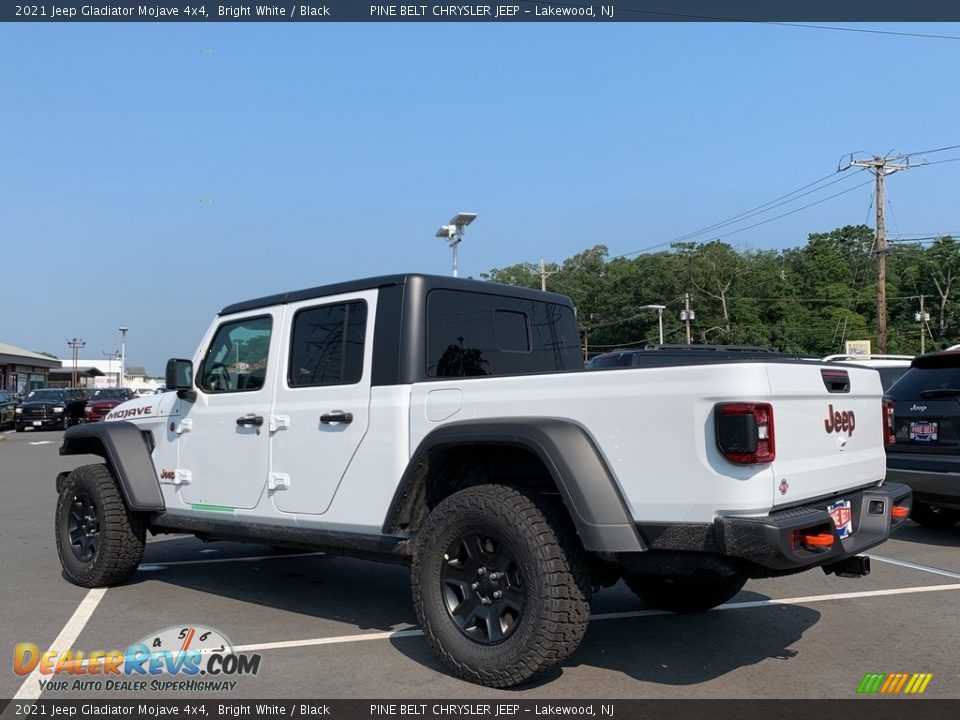 2021 Jeep Gladiator Mojave 4x4 Bright White / Black Photo #6