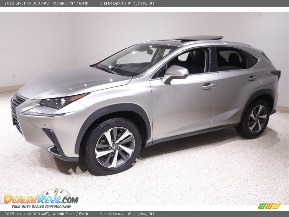 2018 Lexus NX 300 AWD Atomic Silver / Black Photo #3