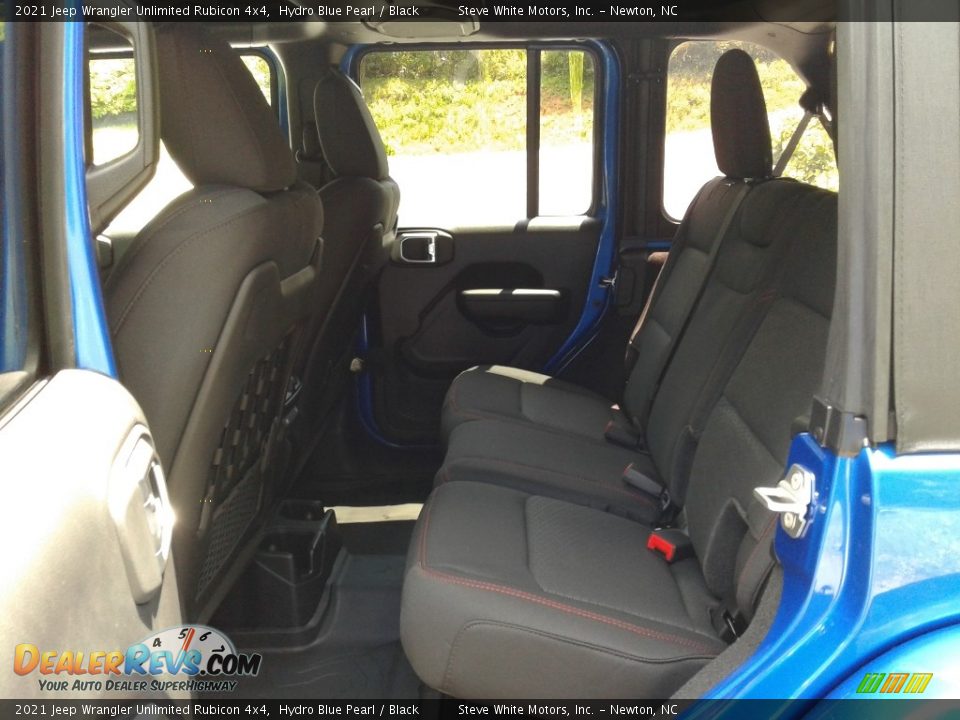 2021 Jeep Wrangler Unlimited Rubicon 4x4 Hydro Blue Pearl / Black Photo #13