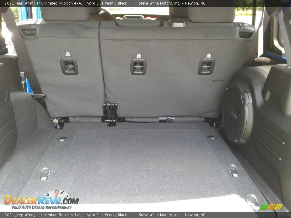 2021 Jeep Wrangler Unlimited Rubicon 4x4 Hydro Blue Pearl / Black Photo #14