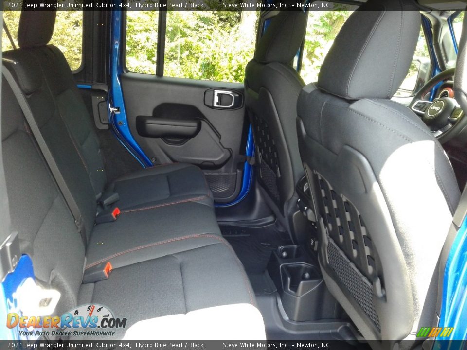 2021 Jeep Wrangler Unlimited Rubicon 4x4 Hydro Blue Pearl / Black Photo #15
