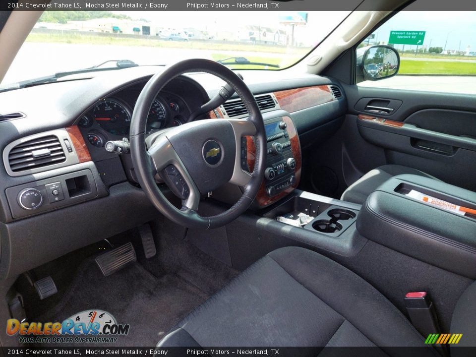 Ebony Interior - 2014 Chevrolet Tahoe LS Photo #29