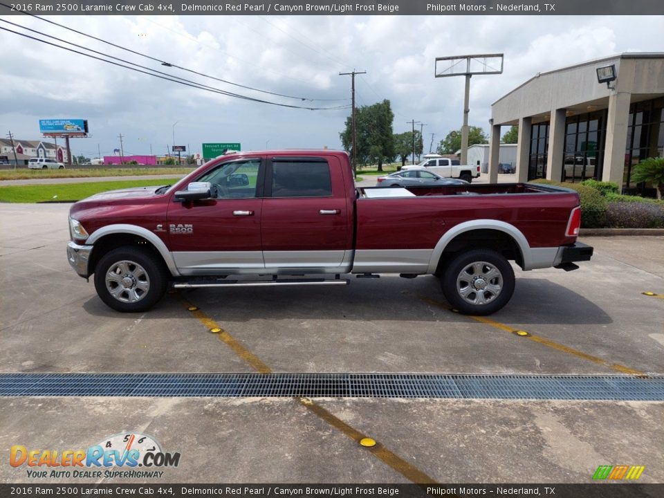 Delmonico Red Pearl 2016 Ram 2500 Laramie Crew Cab 4x4 Photo #4