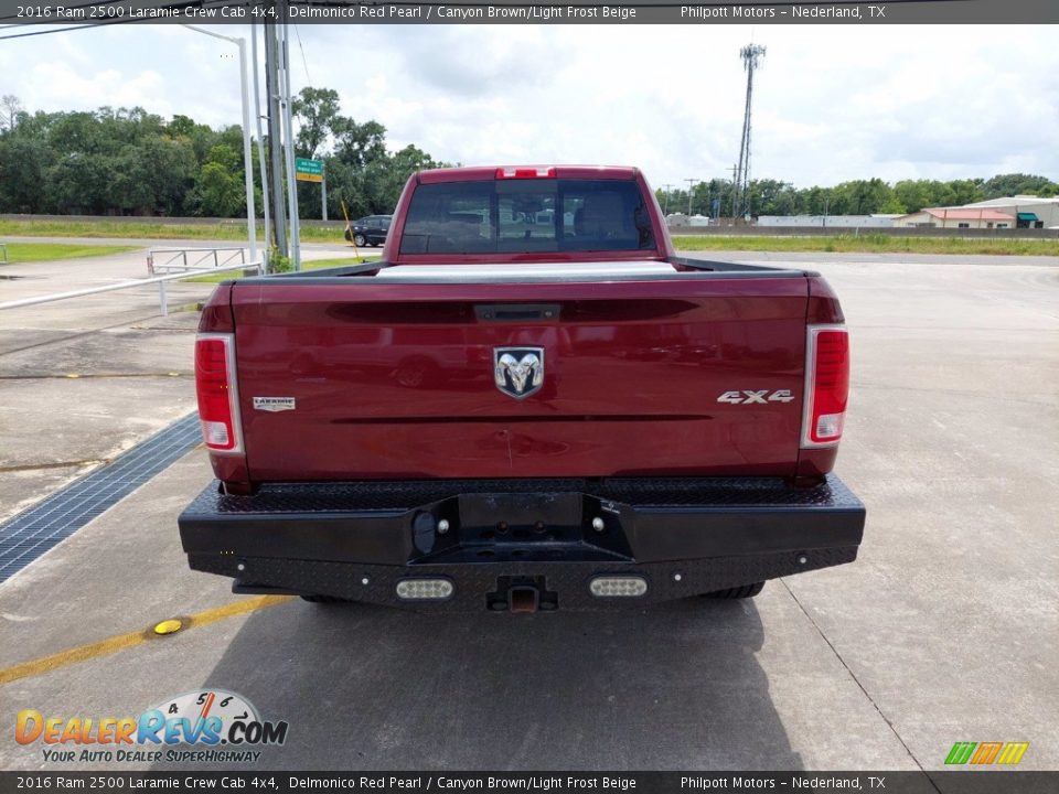 Delmonico Red Pearl 2016 Ram 2500 Laramie Crew Cab 4x4 Photo #6