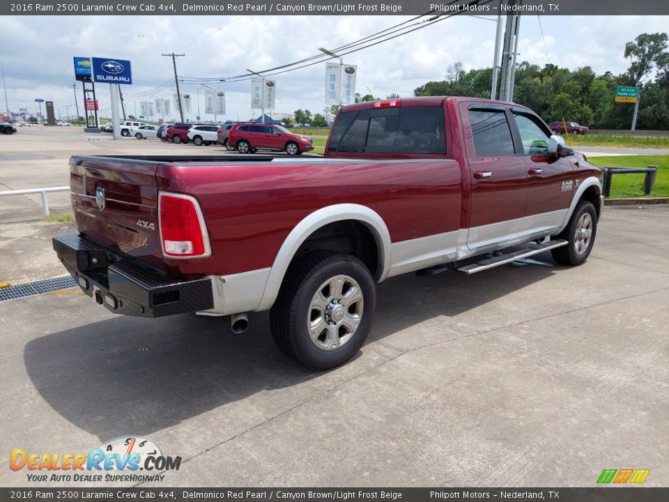 Delmonico Red Pearl 2016 Ram 2500 Laramie Crew Cab 4x4 Photo #7