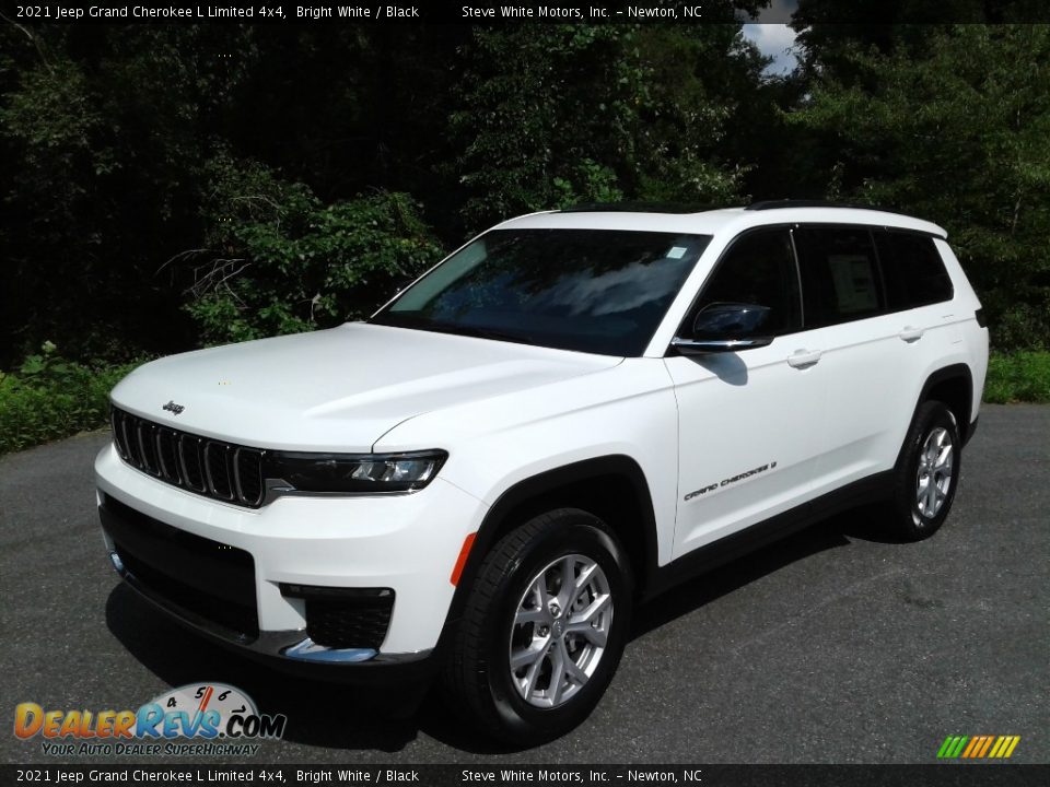 2021 Jeep Grand Cherokee L Limited 4x4 Bright White / Black Photo #2