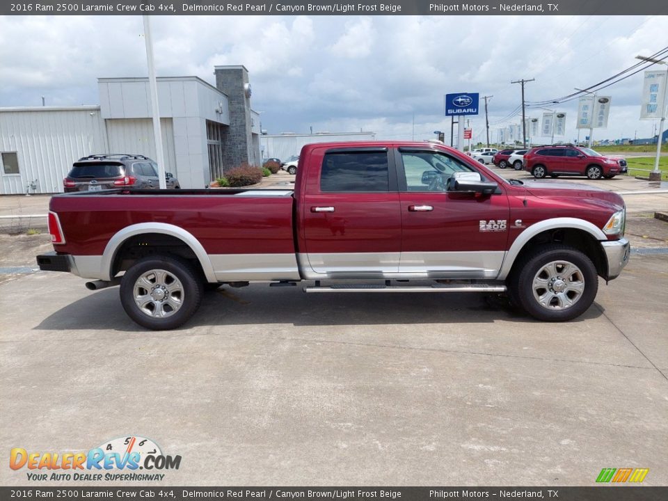 Delmonico Red Pearl 2016 Ram 2500 Laramie Crew Cab 4x4 Photo #8