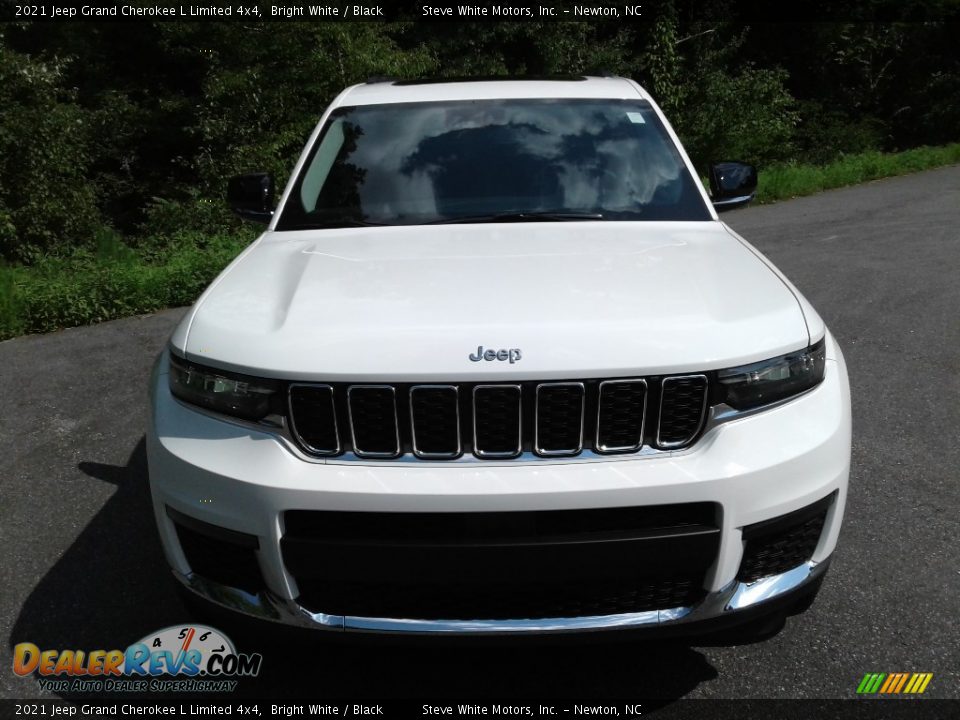 2021 Jeep Grand Cherokee L Limited 4x4 Bright White / Black Photo #4