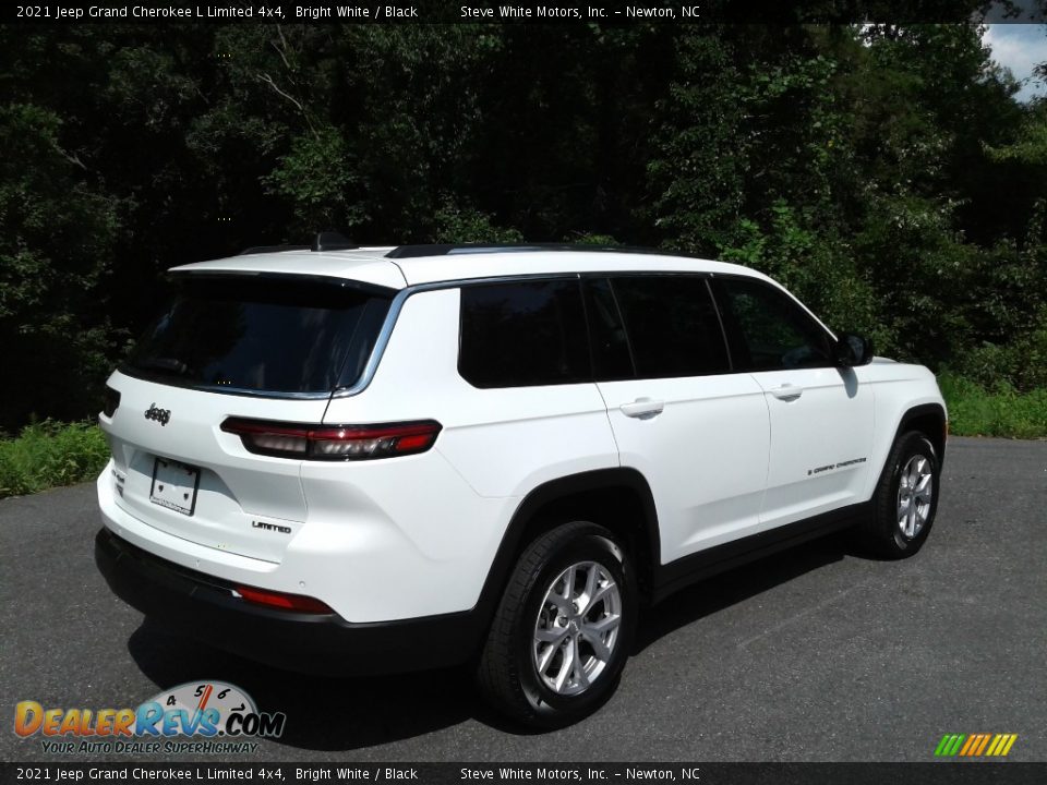 2021 Jeep Grand Cherokee L Limited 4x4 Bright White / Black Photo #7