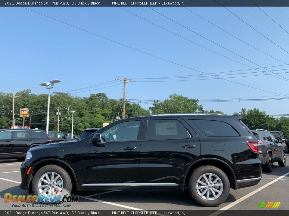 DB Black 2021 Dodge Durango SXT Plus AWD Photo #4