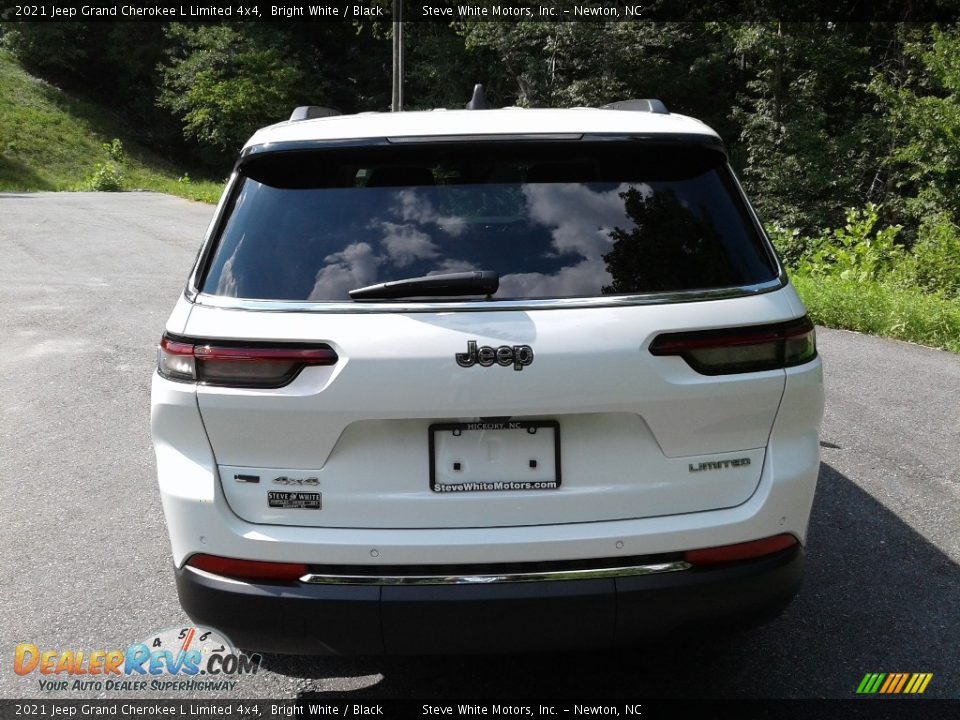2021 Jeep Grand Cherokee L Limited 4x4 Bright White / Black Photo #8
