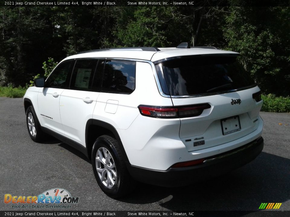 2021 Jeep Grand Cherokee L Limited 4x4 Bright White / Black Photo #9