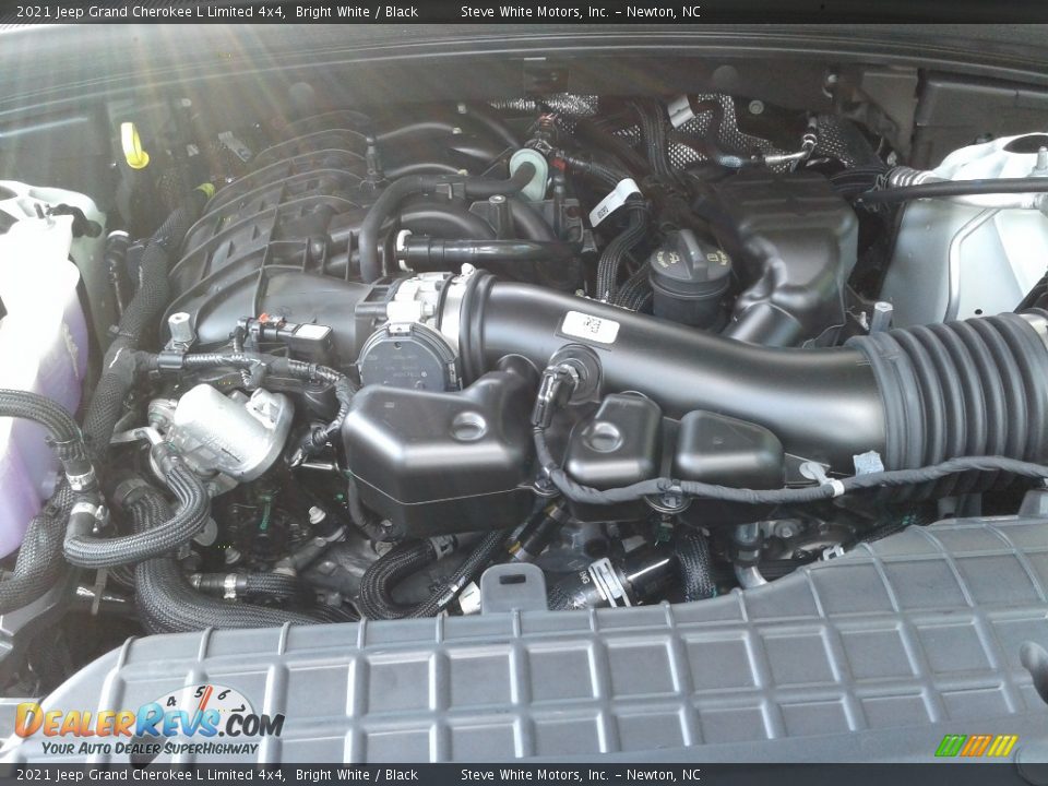 2021 Jeep Grand Cherokee L Limited 4x4 Bright White / Black Photo #10
