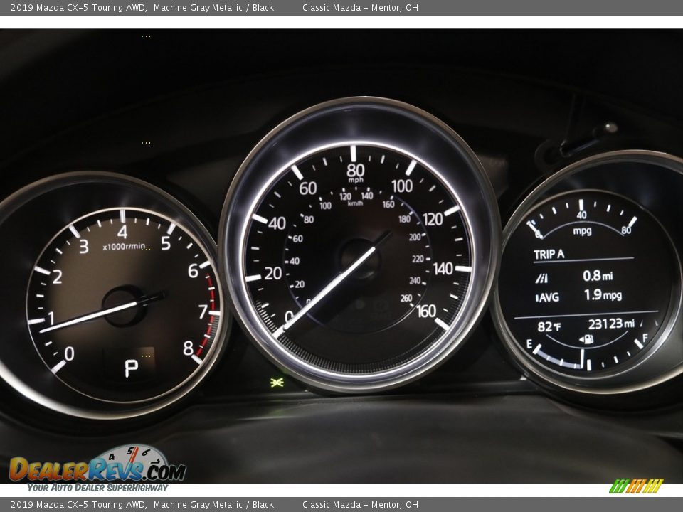 2019 Mazda CX-5 Touring AWD Machine Gray Metallic / Black Photo #8