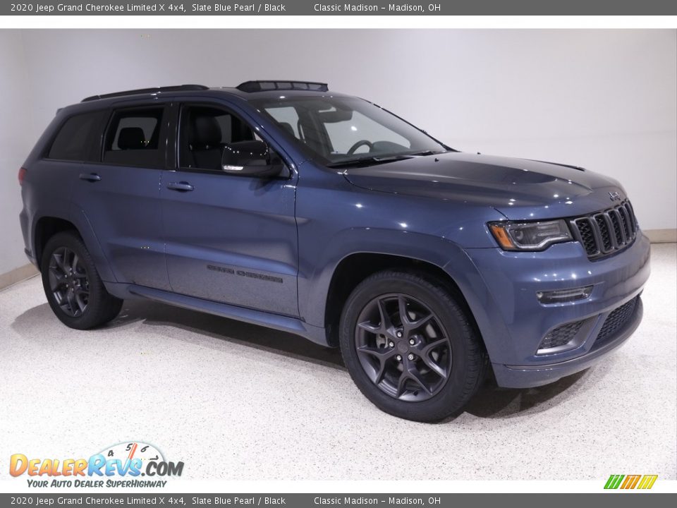 2020 Jeep Grand Cherokee Limited X 4x4 Slate Blue Pearl / Black Photo #1