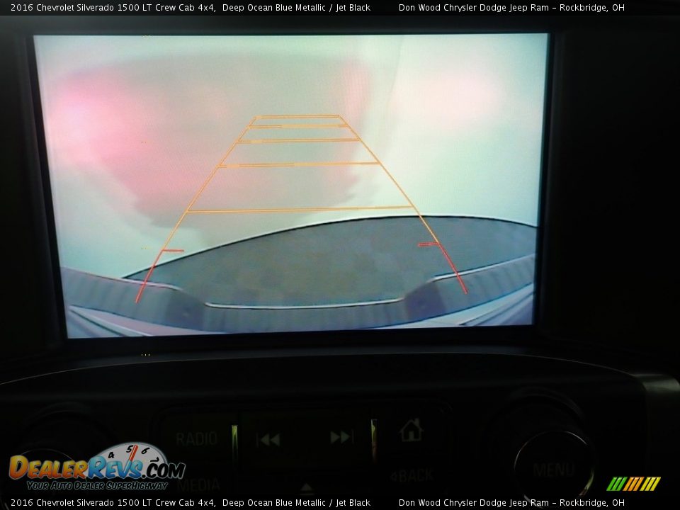 2016 Chevrolet Silverado 1500 LT Crew Cab 4x4 Deep Ocean Blue Metallic / Jet Black Photo #3