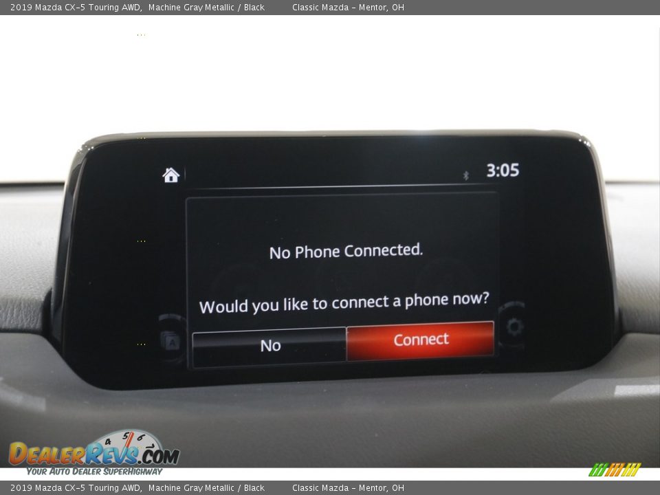 2019 Mazda CX-5 Touring AWD Machine Gray Metallic / Black Photo #11