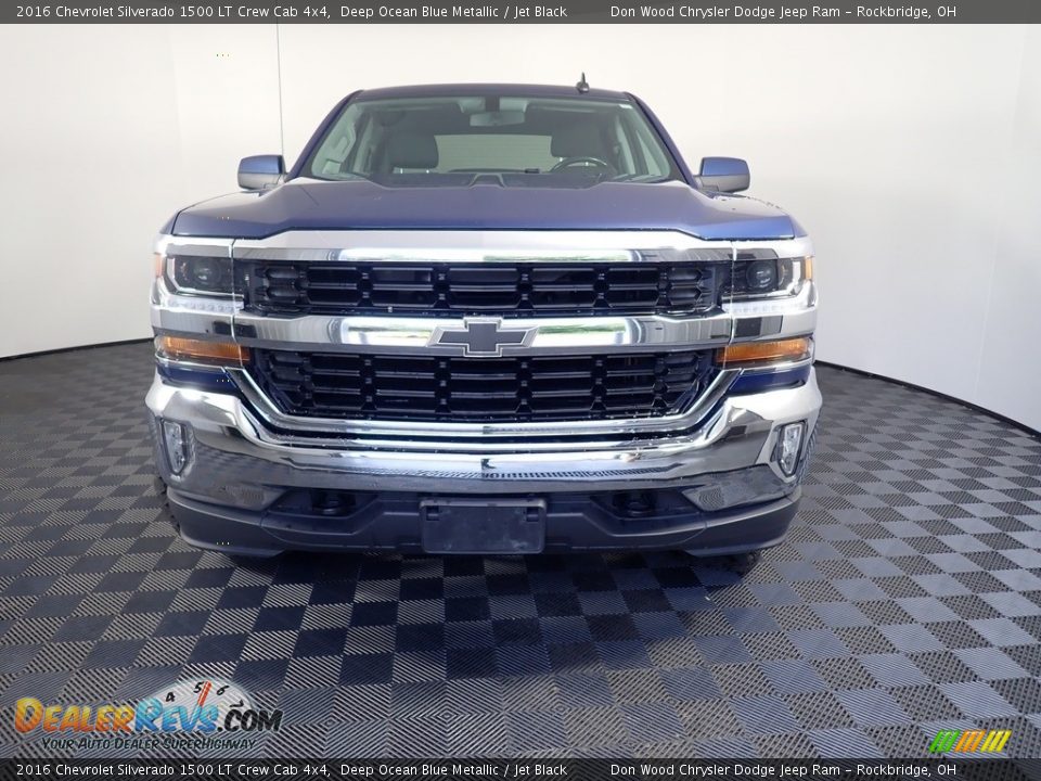 2016 Chevrolet Silverado 1500 LT Crew Cab 4x4 Deep Ocean Blue Metallic / Jet Black Photo #5