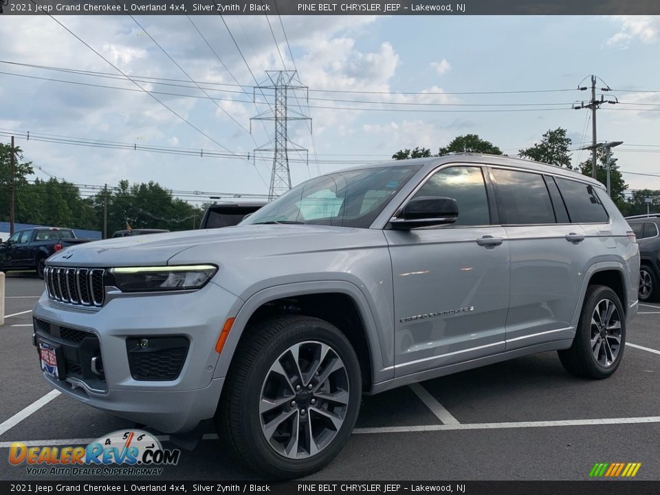 2021 Jeep Grand Cherokee L Overland 4x4 Silver Zynith / Black Photo #1