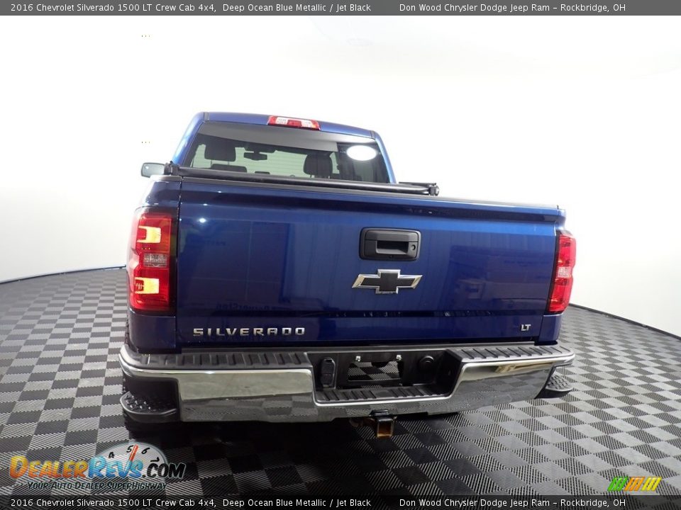2016 Chevrolet Silverado 1500 LT Crew Cab 4x4 Deep Ocean Blue Metallic / Jet Black Photo #9