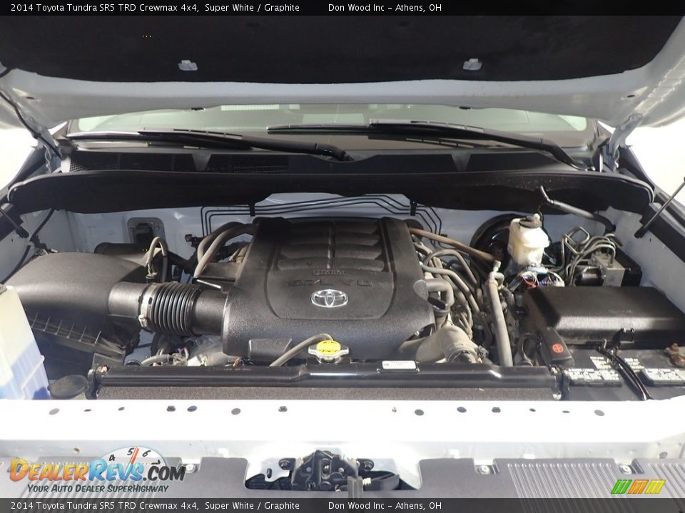 2014 Toyota Tundra SR5 TRD Crewmax 4x4 Super White / Graphite Photo #7