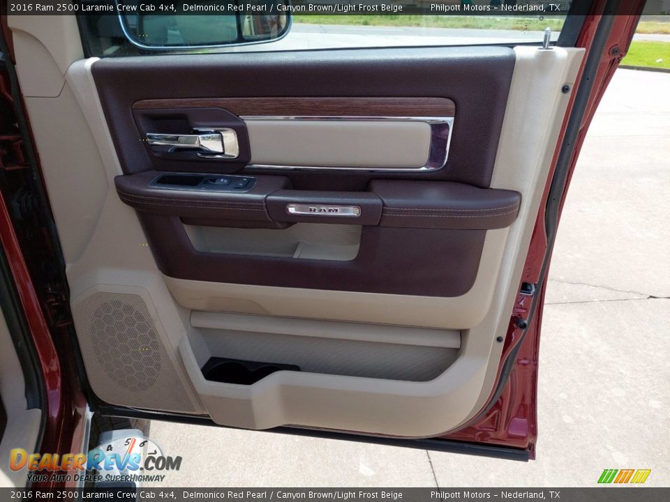 Door Panel of 2016 Ram 2500 Laramie Crew Cab 4x4 Photo #27