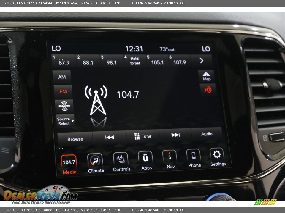 2020 Jeep Grand Cherokee Limited X 4x4 Slate Blue Pearl / Black Photo #10