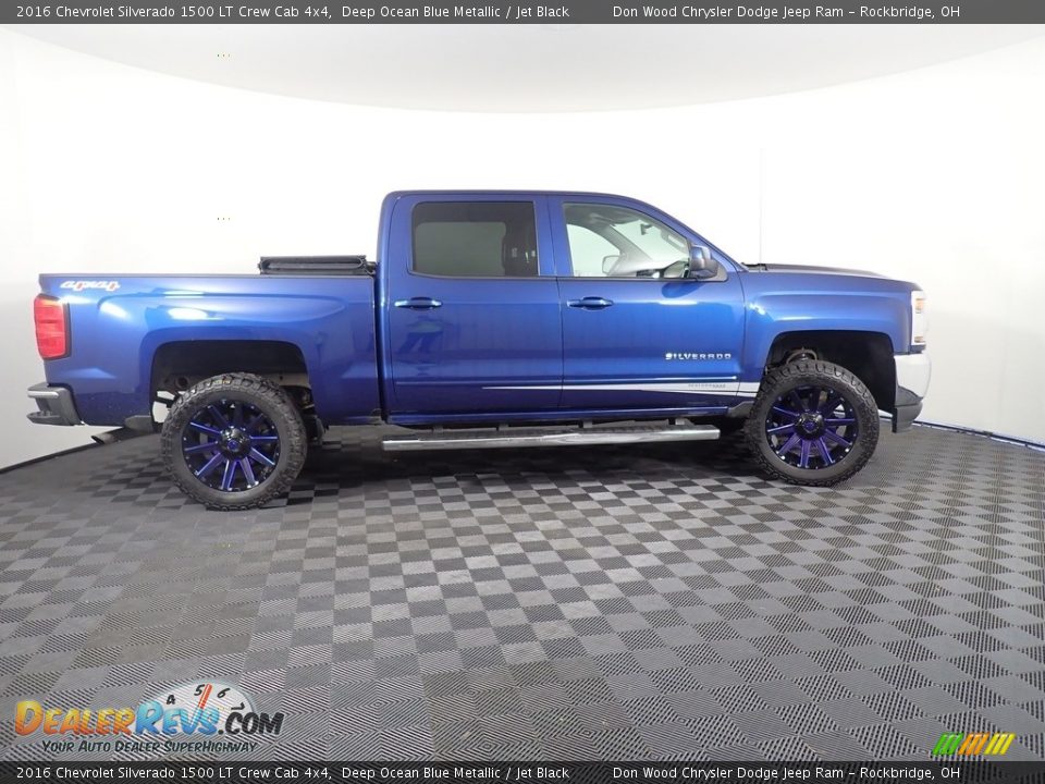 2016 Chevrolet Silverado 1500 LT Crew Cab 4x4 Deep Ocean Blue Metallic / Jet Black Photo #11