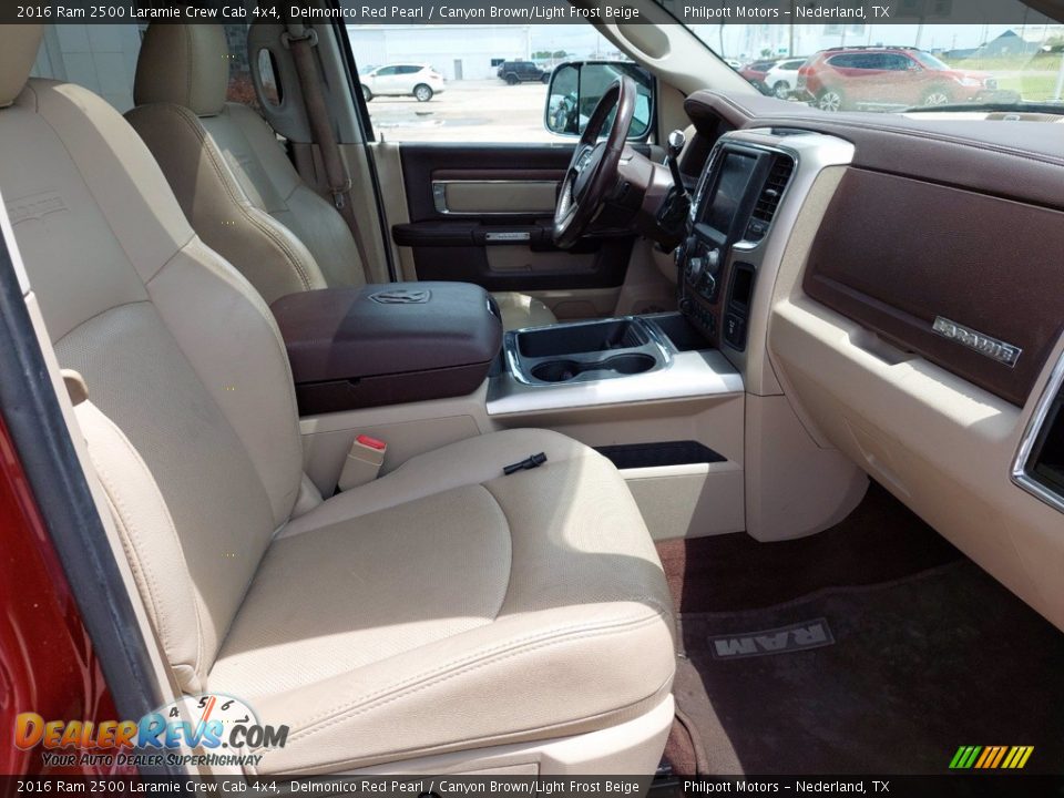 Front Seat of 2016 Ram 2500 Laramie Crew Cab 4x4 Photo #28