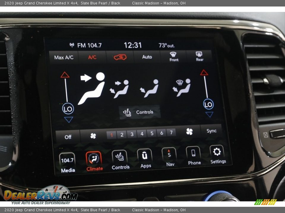 2020 Jeep Grand Cherokee Limited X 4x4 Slate Blue Pearl / Black Photo #11