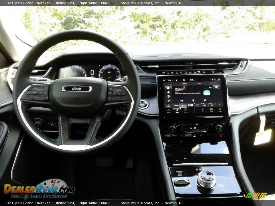 2021 Jeep Grand Cherokee L Limited 4x4 Bright White / Black Photo #24