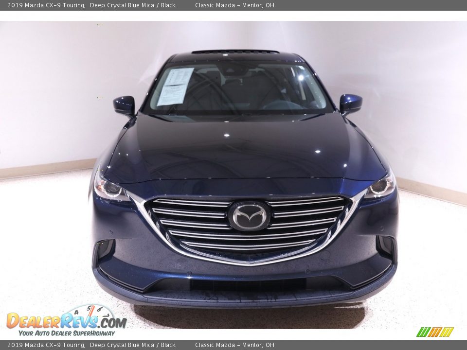 2019 Mazda CX-9 Touring Deep Crystal Blue Mica / Black Photo #2