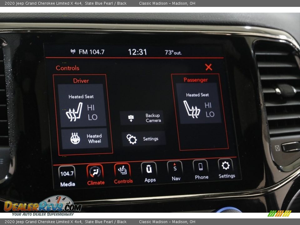 2020 Jeep Grand Cherokee Limited X 4x4 Slate Blue Pearl / Black Photo #12