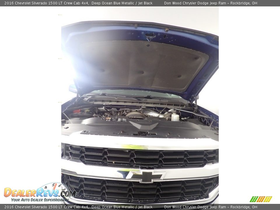 2016 Chevrolet Silverado 1500 LT Crew Cab 4x4 Deep Ocean Blue Metallic / Jet Black Photo #14