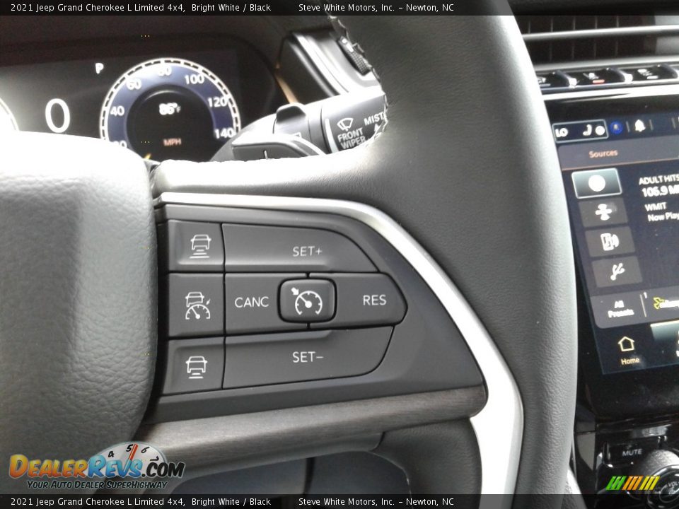 2021 Jeep Grand Cherokee L Limited 4x4 Bright White / Black Photo #26