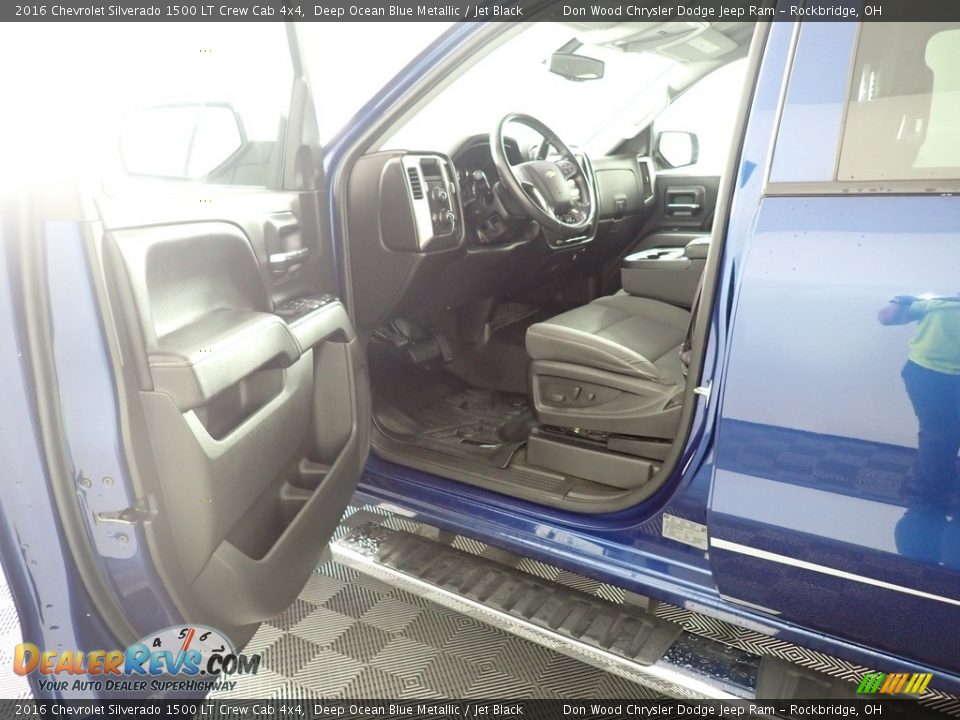 2016 Chevrolet Silverado 1500 LT Crew Cab 4x4 Deep Ocean Blue Metallic / Jet Black Photo #16