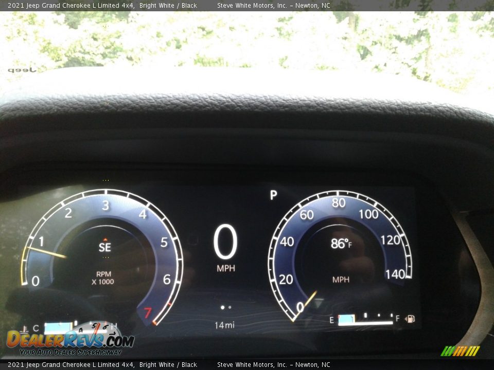 2021 Jeep Grand Cherokee L Limited 4x4 Bright White / Black Photo #28