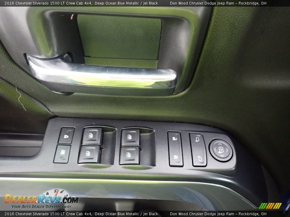 2016 Chevrolet Silverado 1500 LT Crew Cab 4x4 Deep Ocean Blue Metallic / Jet Black Photo #18