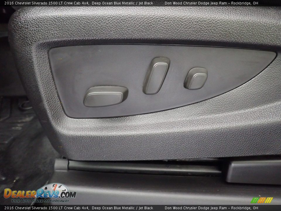 2016 Chevrolet Silverado 1500 LT Crew Cab 4x4 Deep Ocean Blue Metallic / Jet Black Photo #21