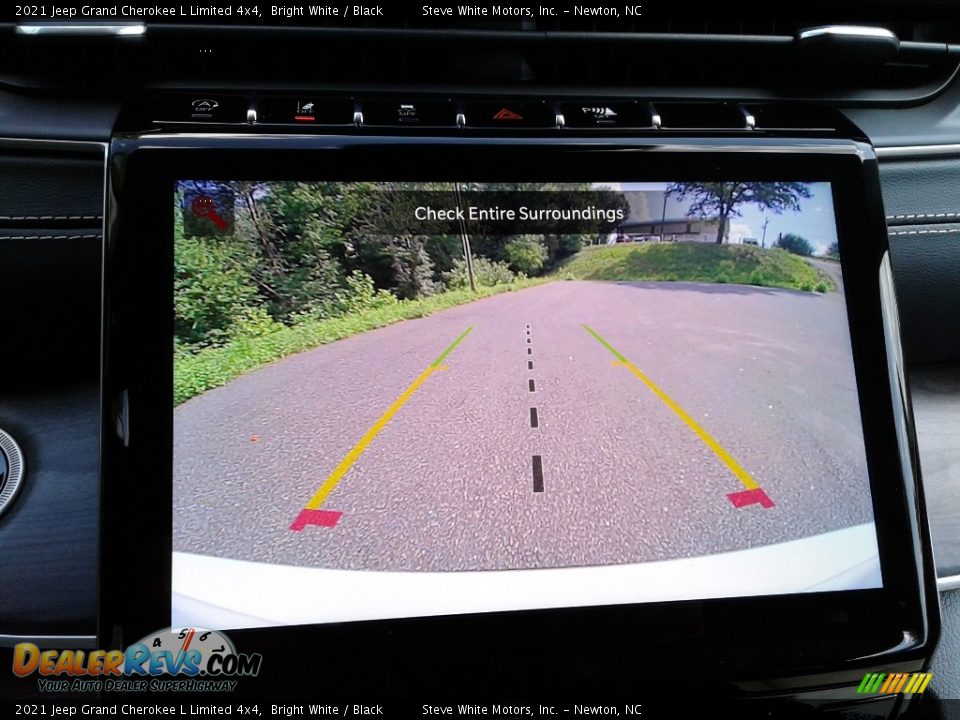 2021 Jeep Grand Cherokee L Limited 4x4 Bright White / Black Photo #32