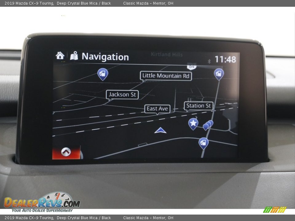 2019 Mazda CX-9 Touring Deep Crystal Blue Mica / Black Photo #12