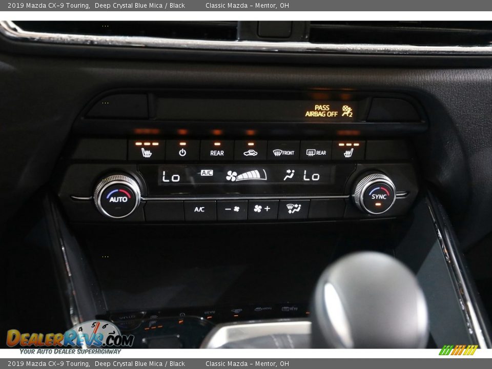 2019 Mazda CX-9 Touring Deep Crystal Blue Mica / Black Photo #13
