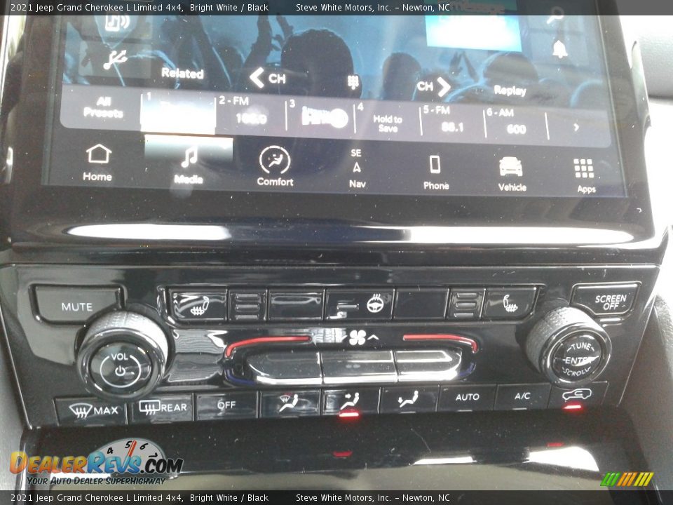 2021 Jeep Grand Cherokee L Limited 4x4 Bright White / Black Photo #34