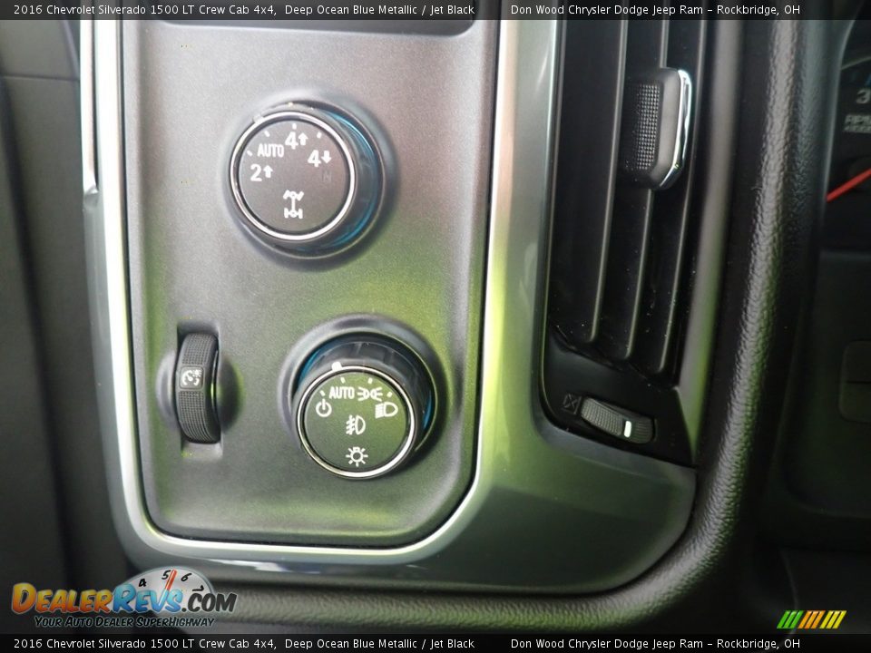 2016 Chevrolet Silverado 1500 LT Crew Cab 4x4 Deep Ocean Blue Metallic / Jet Black Photo #25