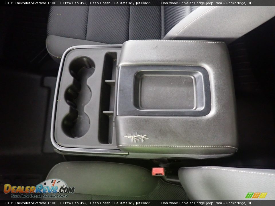 2016 Chevrolet Silverado 1500 LT Crew Cab 4x4 Deep Ocean Blue Metallic / Jet Black Photo #27