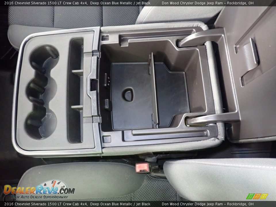 2016 Chevrolet Silverado 1500 LT Crew Cab 4x4 Deep Ocean Blue Metallic / Jet Black Photo #28
